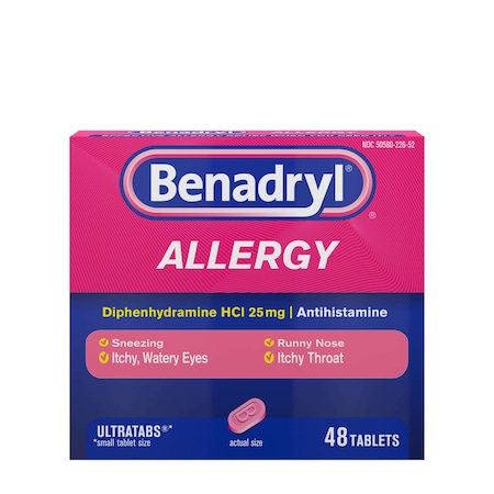 Benadryl Allergy Ultra Tablets 48 Count, PK24 5317136